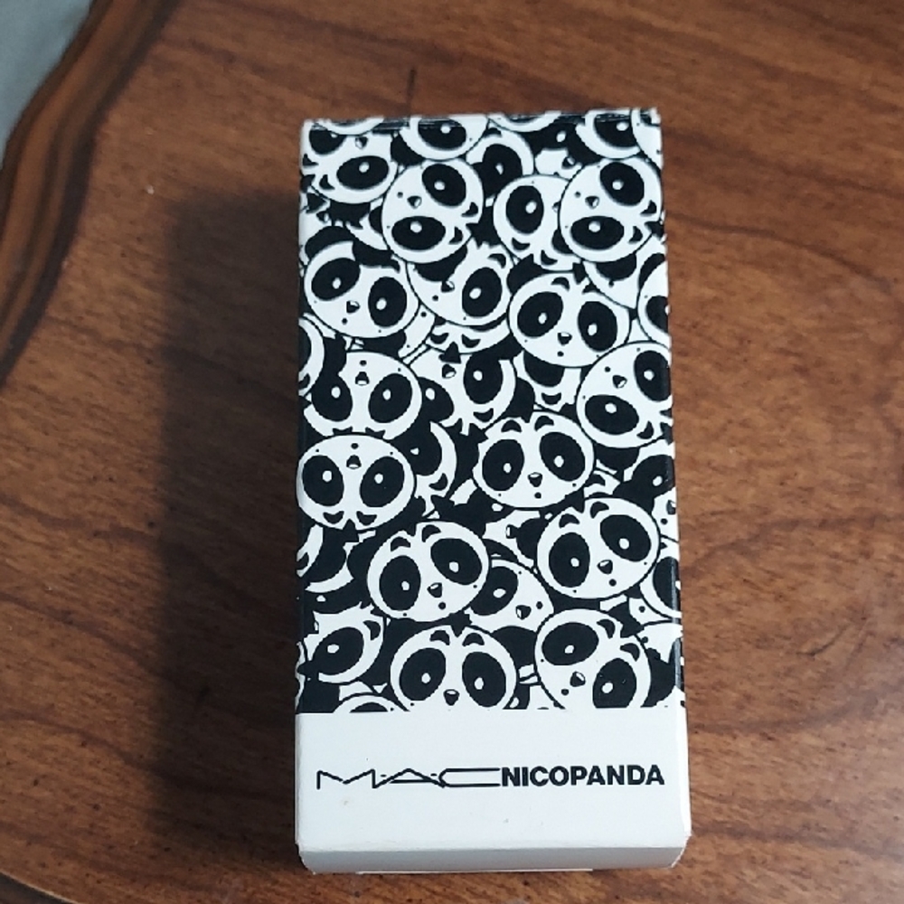 MAC Cosmetics Lipstick Box with Black and White Design